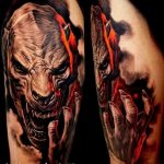 фото идея тату дьявол 18.12.2018 №274 - photo idea tattoo devil - tattoo-photo.ru