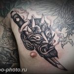 фото идея тату дьявол 18.12.2018 №275 - photo idea tattoo devil - tattoo-photo.ru