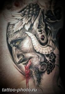 фото идея тату дьявол 18.12.2018 №277 - photo idea tattoo devil - tattoo-photo.ru
