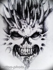 фото идея тату дьявол 18.12.2018 №283 - photo idea tattoo devil - tattoo-photo.ru
