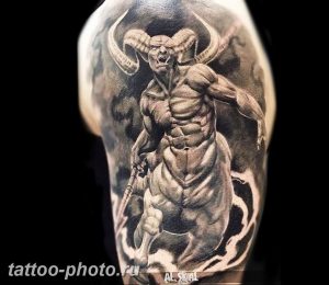 фото идея тату дьявол 18.12.2018 №284 - photo idea tattoo devil - tattoo-photo.ru