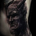 фото идея тату дьявол 18.12.2018 №285 - photo idea tattoo devil - tattoo-photo.ru