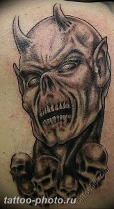 фото идея тату дьявол 18.12.2018 №287 - photo idea tattoo devil - tattoo-photo.ru