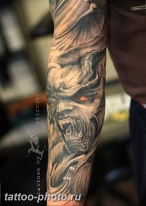 фото идея тату дьявол 18.12.2018 №291 - photo idea tattoo devil - tattoo-photo.ru
