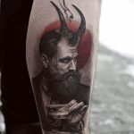 фото идея тату дьявол 18.12.2018 №292 - photo idea tattoo devil - tattoo-photo.ru