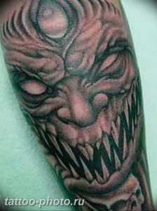 фото идея тату дьявол 18.12.2018 №296 - photo idea tattoo devil - tattoo-photo.ru