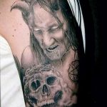 фото идея тату дьявол 18.12.2018 №300 - photo idea tattoo devil - tattoo-photo.ru