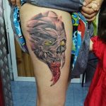 фото идея тату дьявол 18.12.2018 №303 - photo idea tattoo devil - tattoo-photo.ru