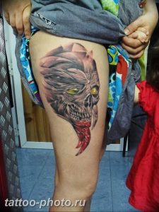 фото идея тату дьявол 18.12.2018 №303 - photo idea tattoo devil - tattoo-photo.ru