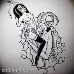 фото идея тату дьявол 18.12.2018 №305 - photo idea tattoo devil - tattoo-photo.ru