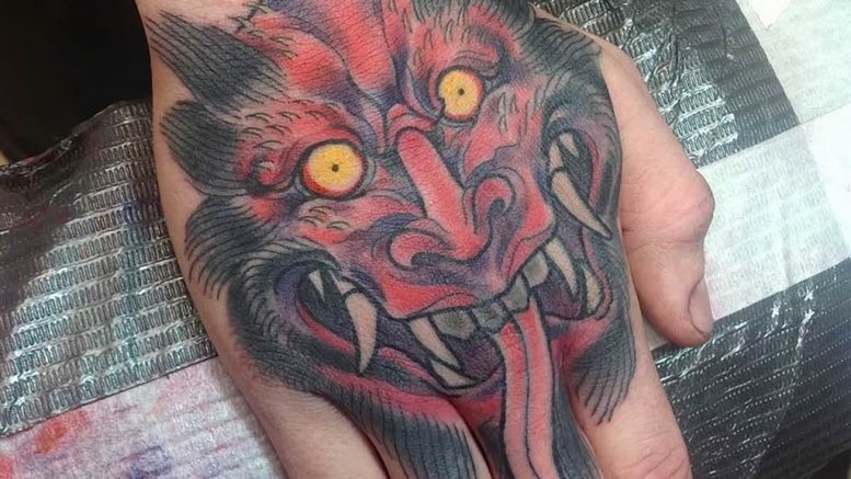 фото идея тату дьявол 18.12.2018 №307 - photo idea tattoo devil - tattoo-photo.ru