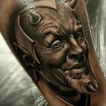 фото идея тату дьявол 18.12.2018 №313 - photo idea tattoo devil - tattoo-photo.ru