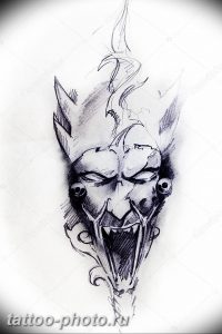 фото идея тату дьявол 18.12.2018 №315 - photo idea tattoo devil - tattoo-photo.ru