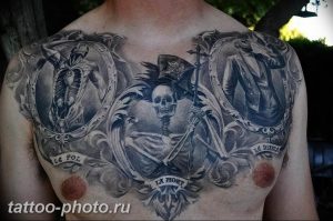 фото идея тату дьявол 18.12.2018 №316 - photo idea tattoo devil - tattoo-photo.ru