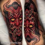 фото идея тату дьявол 18.12.2018 №329 - photo idea tattoo devil - tattoo-photo.ru