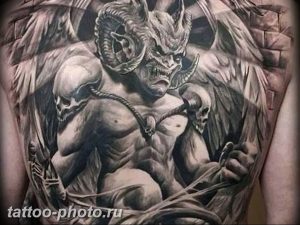 фото идея тату дьявол 18.12.2018 №331 - photo idea tattoo devil - tattoo-photo.ru