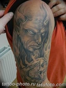 фото идея тату дьявол 18.12.2018 №332 - photo idea tattoo devil - tattoo-photo.ru