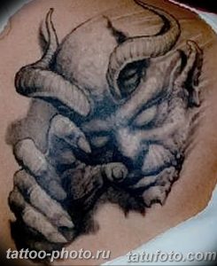 фото идея тату дьявол 18.12.2018 №334 - photo idea tattoo devil - tattoo-photo.ru