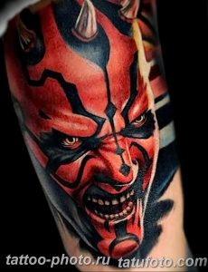 фото идея тату дьявол 18.12.2018 №344 - photo idea tattoo devil - tattoo-photo.ru