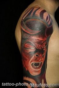 фото идея тату дьявол 18.12.2018 №346 - photo idea tattoo devil - tattoo-photo.ru