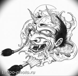 фото идея тату дьявол 18.12.2018 №347 - photo idea tattoo devil - tattoo-photo.ru