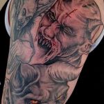 фото идея тату дьявол 18.12.2018 №349 - photo idea tattoo devil - tattoo-photo.ru