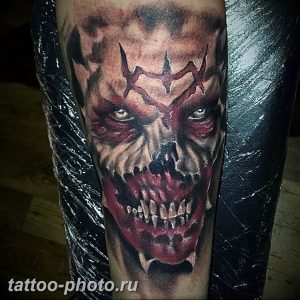 фото идея тату дьявол 18.12.2018 №353 - photo idea tattoo devil - tattoo-photo.ru