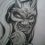 фото идея тату дьявол 18.12.2018 №355 - photo idea tattoo devil - tattoo-photo.ru