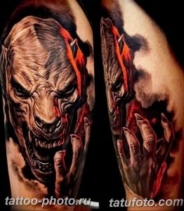 фото идея тату дьявол 18.12.2018 №363 - photo idea tattoo devil - tattoo-photo.ru