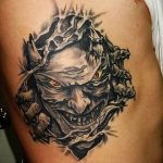 фото идея тату дьявол 18.12.2018 №364 - photo idea tattoo devil - tattoo-photo.ru