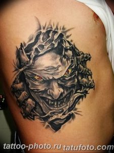 фото идея тату дьявол 18.12.2018 №364 - photo idea tattoo devil - tattoo-photo.ru