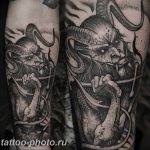 фото идея тату дьявол 18.12.2018 №368 - photo idea tattoo devil - tattoo-photo.ru