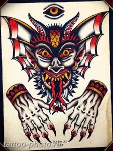 фото идея тату дьявол 18.12.2018 №369 - photo idea tattoo devil - tattoo-photo.ru
