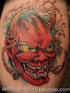 фото идея тату дьявол 18.12.2018 №371 - photo idea tattoo devil - tattoo-photo.ru