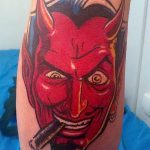 фото идея тату дьявол 18.12.2018 №391 - photo idea tattoo devil - tattoo-photo.ru