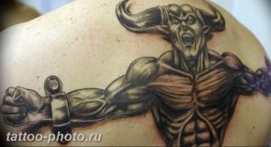 фото идея тату дьявол 18.12.2018 №396 - photo idea tattoo devil - tattoo-photo.ru