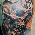 фото идея тату дьявол 18.12.2018 №400 - photo idea tattoo devil - tattoo-photo.ru