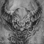 фото идея тату дьявол 18.12.2018 №408 - photo idea tattoo devil - tattoo-photo.ru