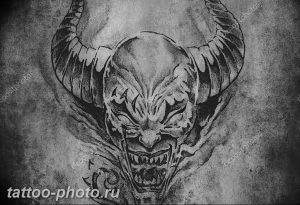 фото идея тату дьявол 18.12.2018 №408 - photo idea tattoo devil - tattoo-photo.ru