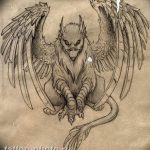 фото идея тату дьявол 18.12.2018 №420 - photo idea tattoo devil - tattoo-photo.ru