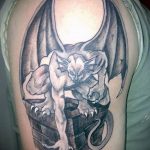 фото идея тату дьявол 18.12.2018 №422 - photo idea tattoo devil - tattoo-photo.ru