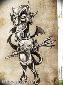 фото идея тату дьявол 18.12.2018 №424 - photo idea tattoo devil - tattoo-photo.ru