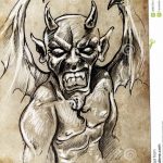 фото идея тату дьявол 18.12.2018 №425 - photo idea tattoo devil - tattoo-photo.ru