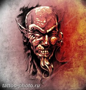фото идея тату дьявол 18.12.2018 №426 - photo idea tattoo devil - tattoo-photo.ru