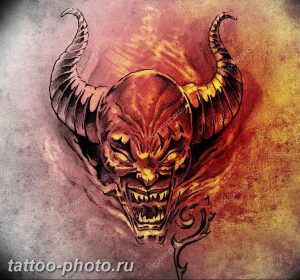фото идея тату дьявол 18.12.2018 №428 - photo idea tattoo devil - tattoo-photo.ru