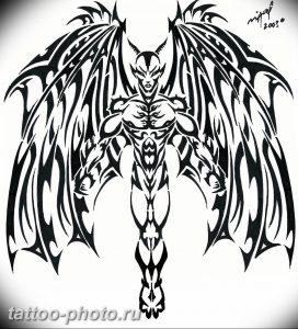 фото идея тату дьявол 18.12.2018 №431 - photo idea tattoo devil - tattoo-photo.ru