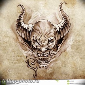 фото идея тату дьявол 18.12.2018 №434 - photo idea tattoo devil - tattoo-photo.ru