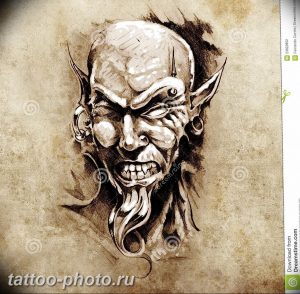 фото идея тату дьявол 18.12.2018 №436 - photo idea tattoo devil - tattoo-photo.ru