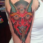 фото идея тату дьявол 18.12.2018 №439 - photo idea tattoo devil - tattoo-photo.ru