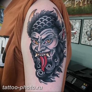 фото идея тату дьявол 18.12.2018 №441 - photo idea tattoo devil - tattoo-photo.ru